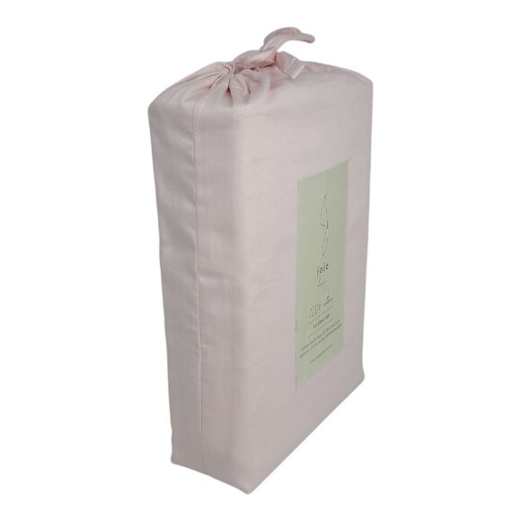 Joie Home 100% Cotton Full Double Sheet Set Pink Fits Mattresses Up To 15" - Picture 5 of 8